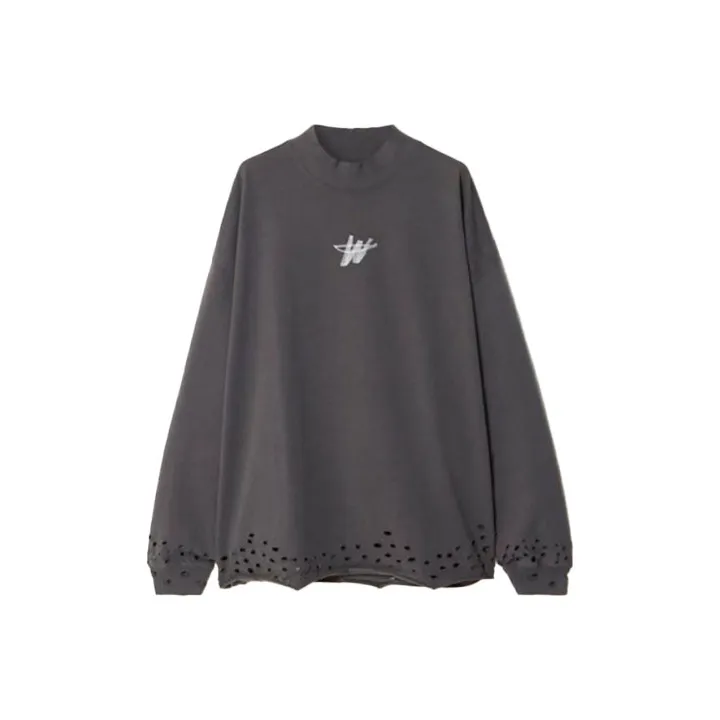 WE11DONE High Neck Wd Logo T Shirt