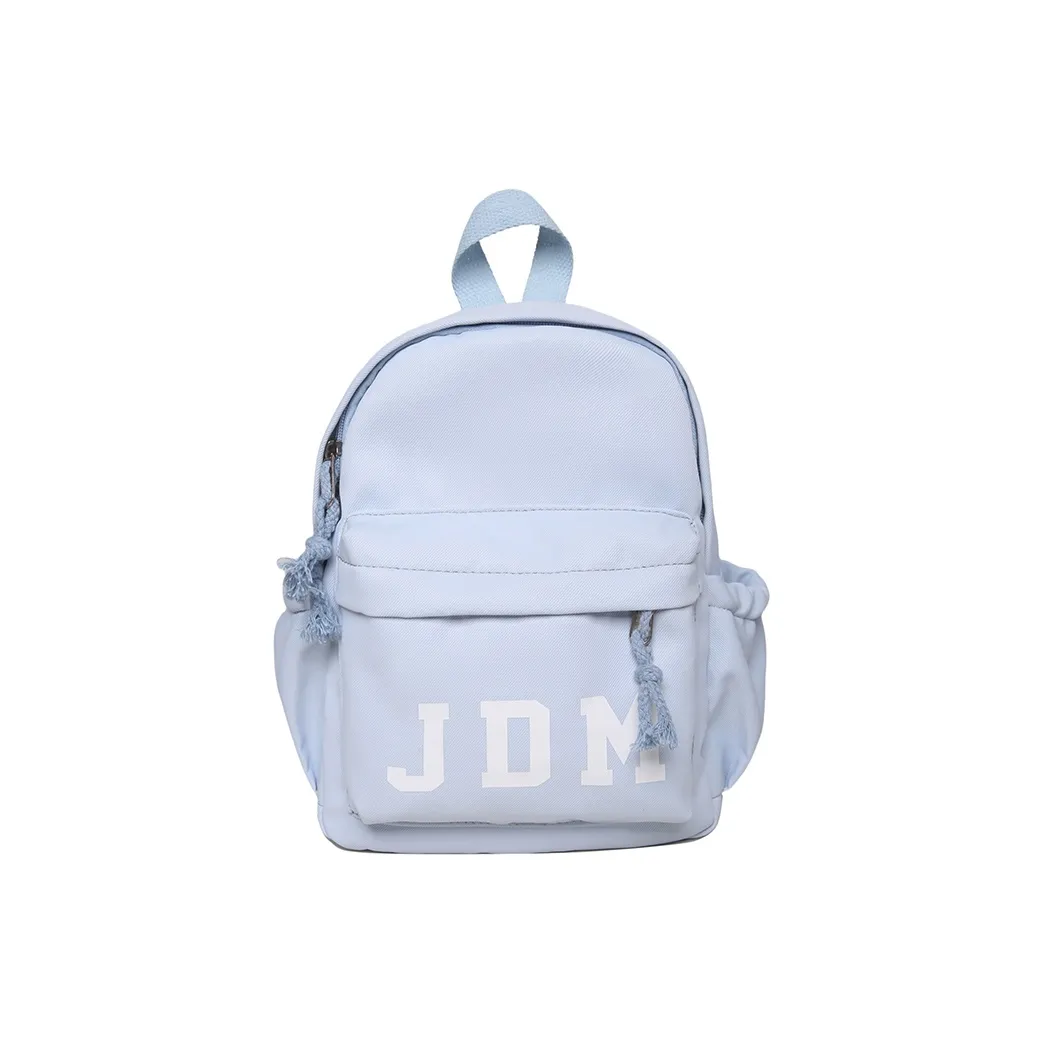 Yalu Nylon Fabric Backpack Unisex Black/White/Blue/Pink