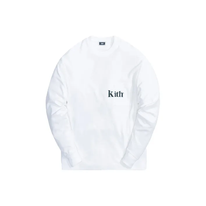 Kith Белая Унисекс Футболка