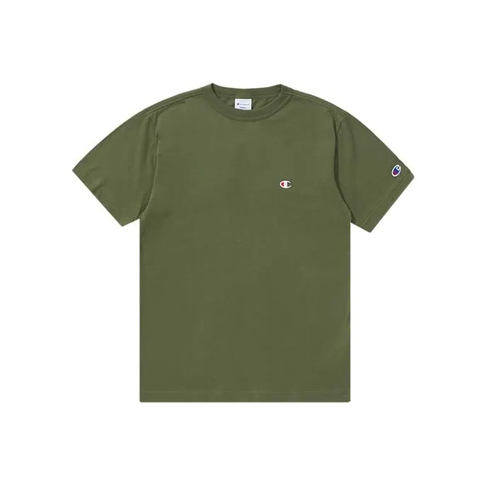 Champion T Shirt Japan Version Unisex Dark Green