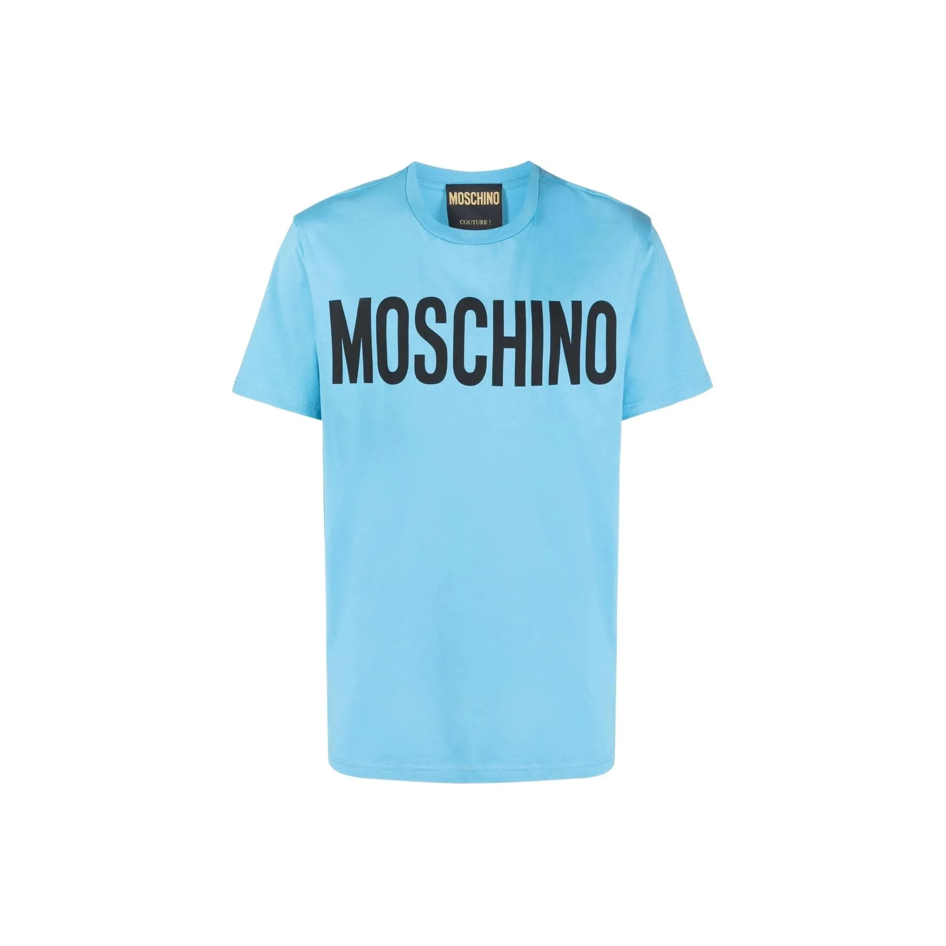 MOSCHINO Мужские синие футболки