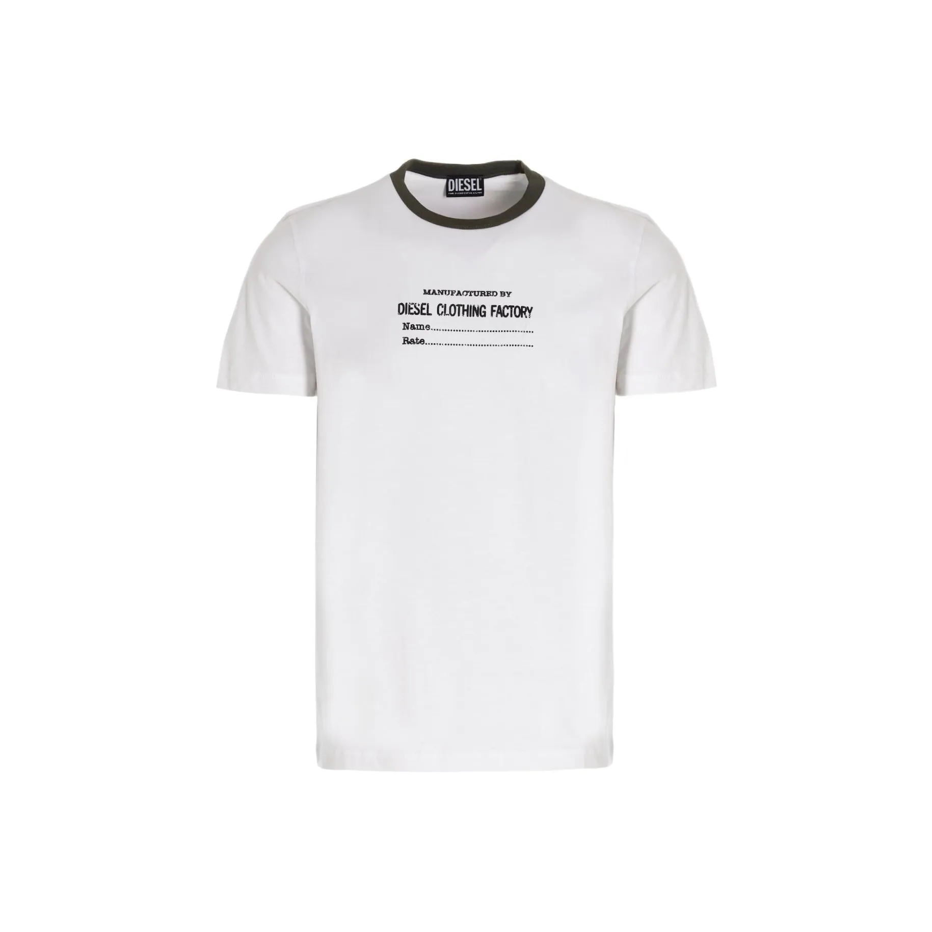 DIESEL Белая Мужская T-Рубашка