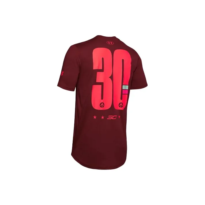 Under Armour T Shirt Men's Burgundy