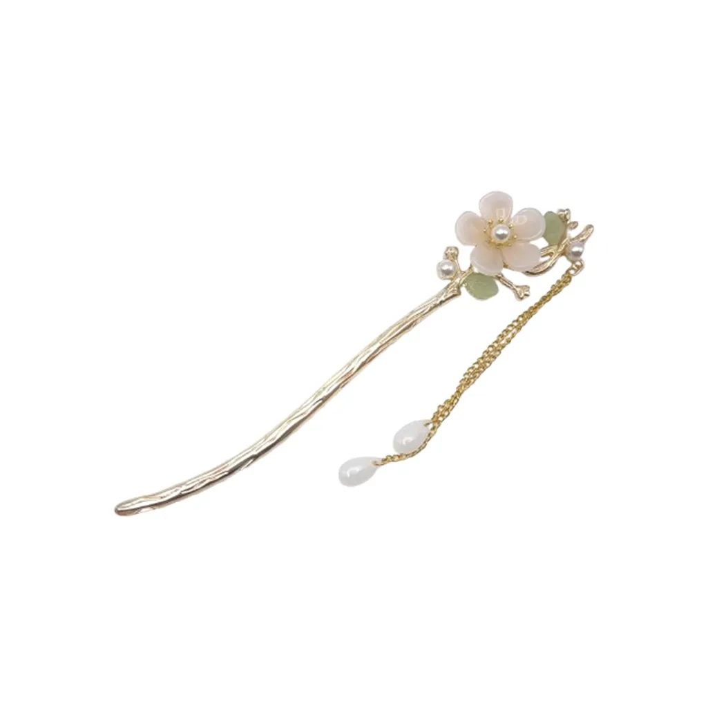 JIANYINGSHU Сплав + Имитация Жемчужный + Смола Шпильки для волос Женские