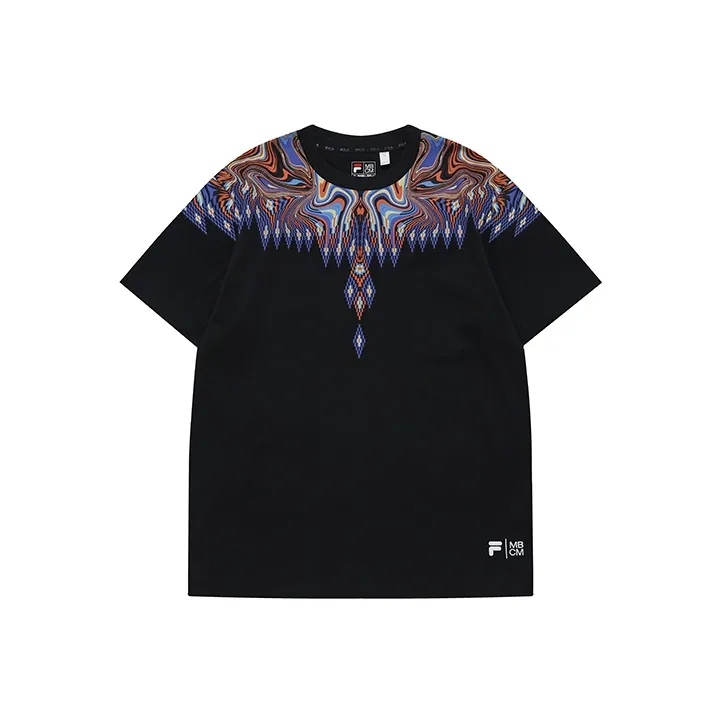 FILA FUSION x MARCELO BURLON COUNTY OF MILAN SS22 T Shirt Unisex Pitch Black