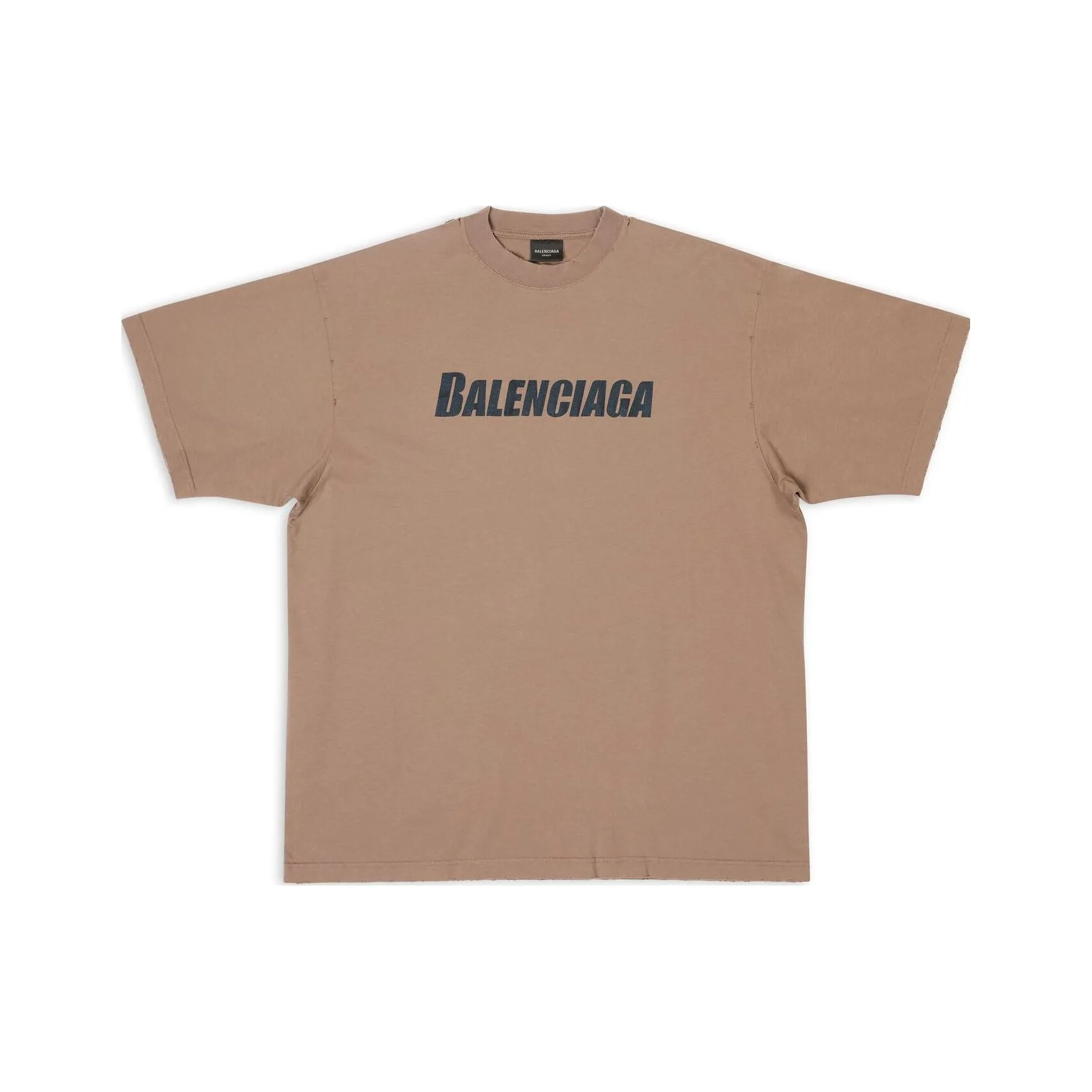 Balenciaga Caps Boxy Fit Vintage Jersey T shirt