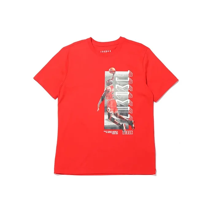 Джордан Красный Мужская T-Рубашка