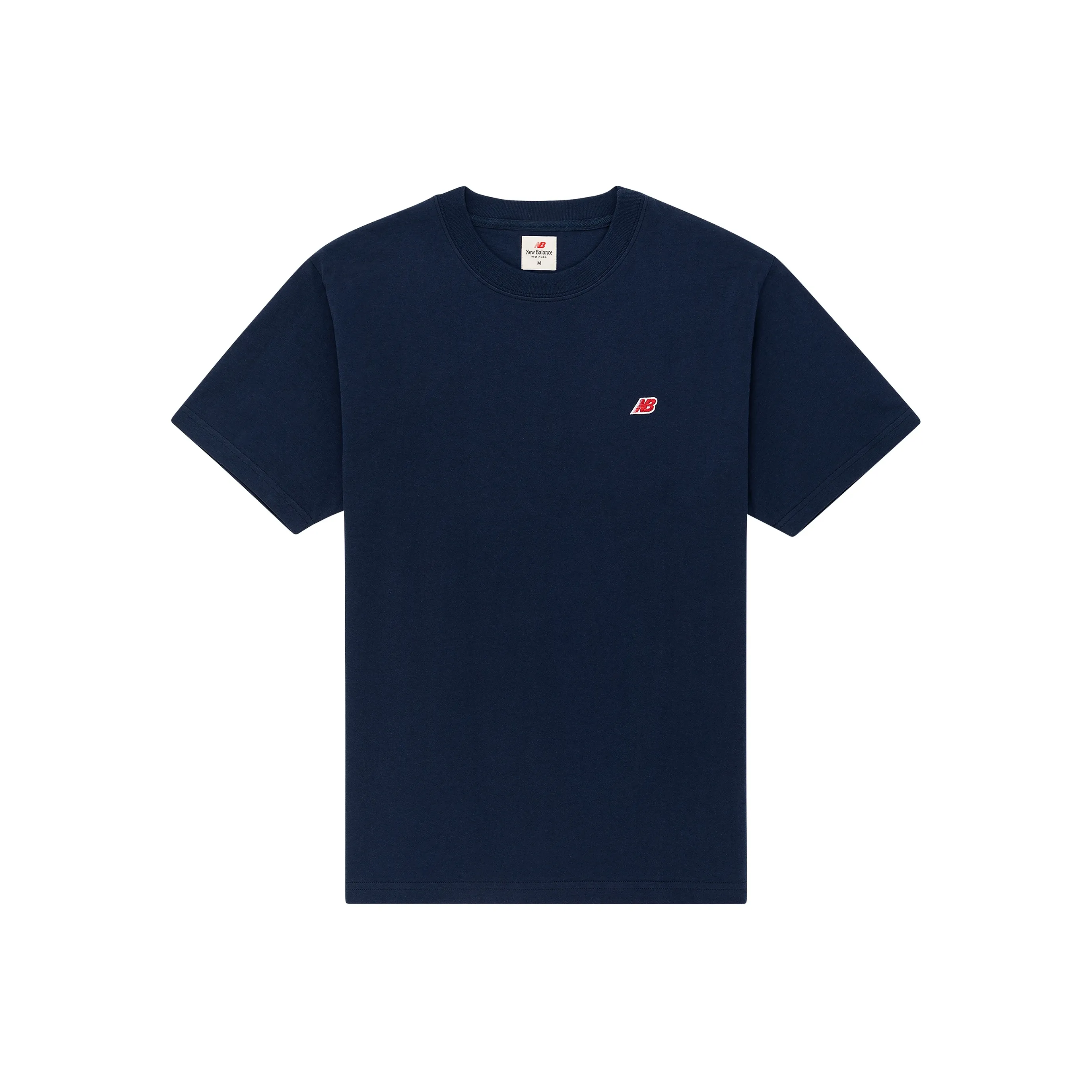 New Balance совместный бренд Teddy Made T-Shirt Унисекс Темно-синий