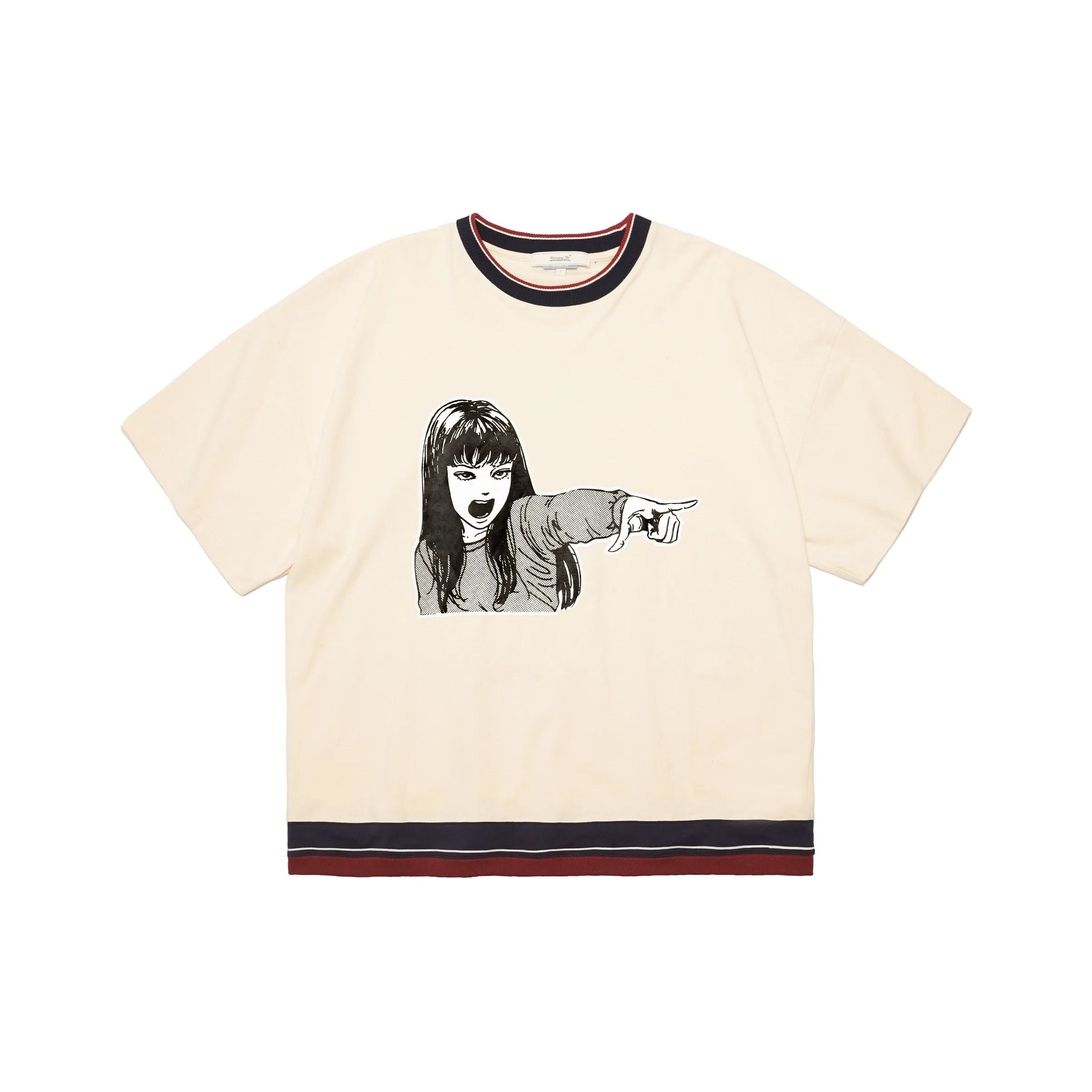 UNVESNO SS21 Straight Elbow Length Sleeved T Shirt Unisex Beige Yellow