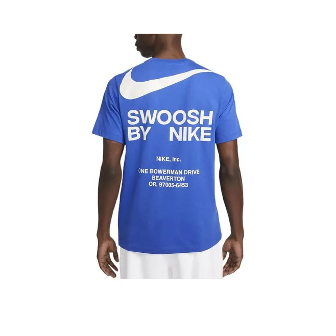 Nike T Shirts Men's Blue