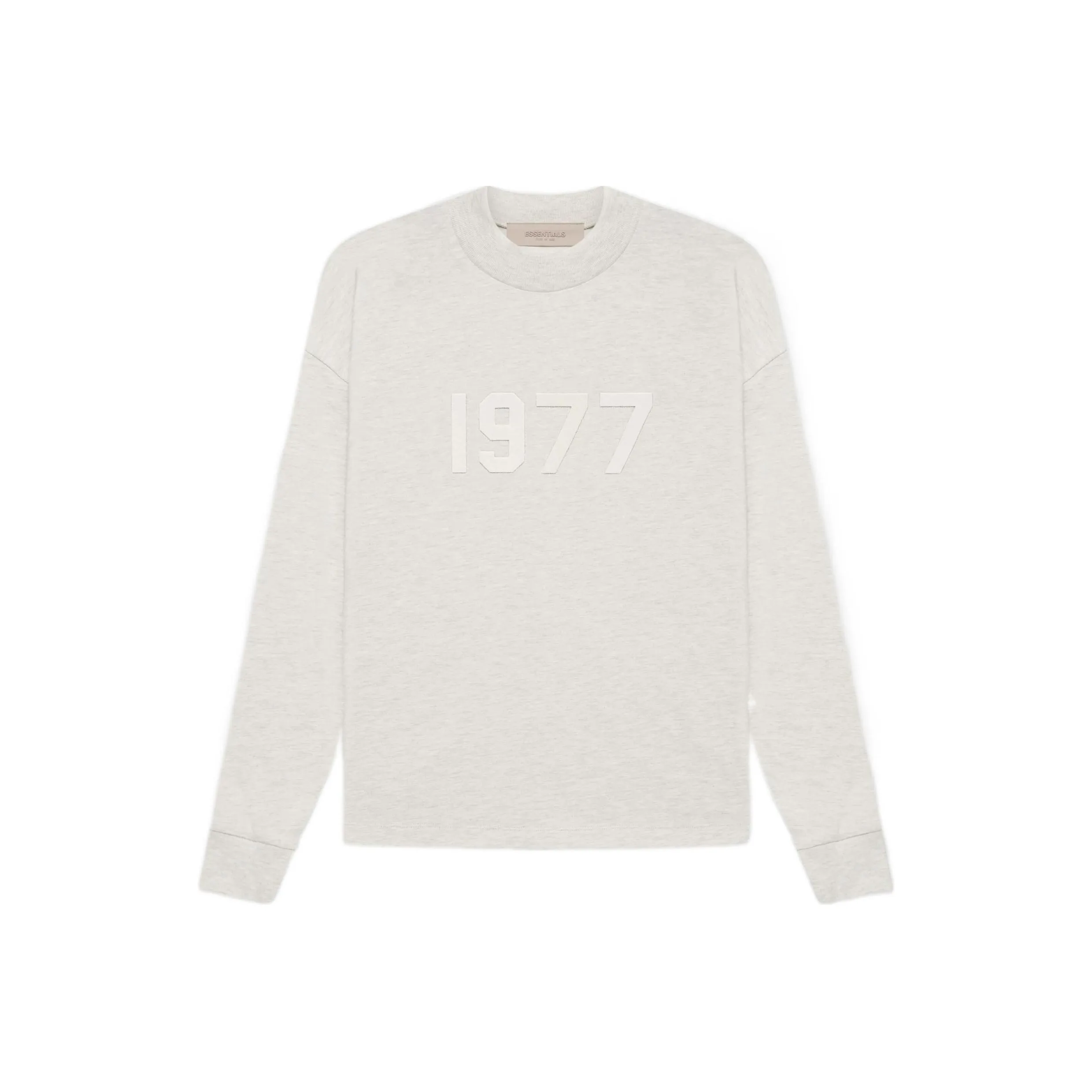 Fear Of God Essentials SS22 LS Tee Светлый Овсянка T-Shirt Мужской Светлый Овсянка