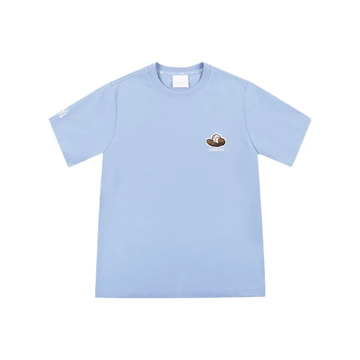 MLB Base Logo Светло-синий Унисекс Футболка