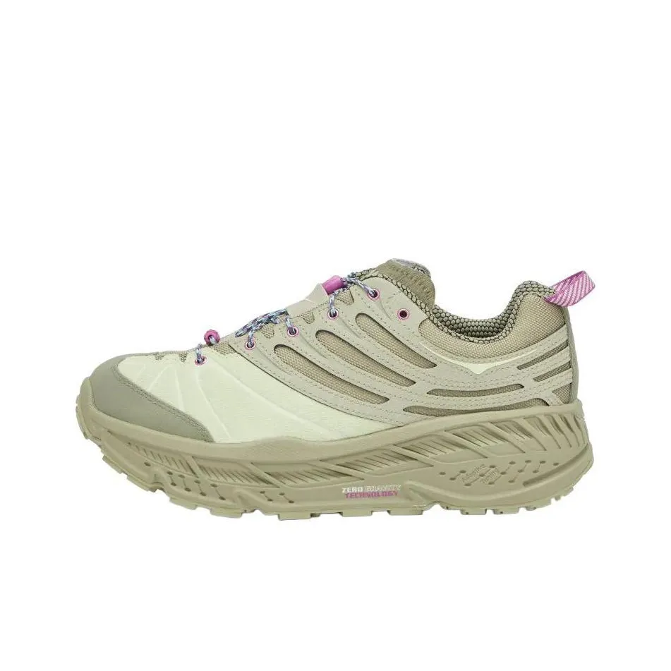 HOKA ONE ONE Stinson Evo OG Дышащий Низкий Топ Повседневные Беговые Кроссовки Унисекс Зеленый