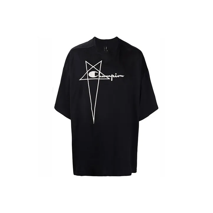 RICK OWENS/RO x Champion SS22 T Shirt Men's Black