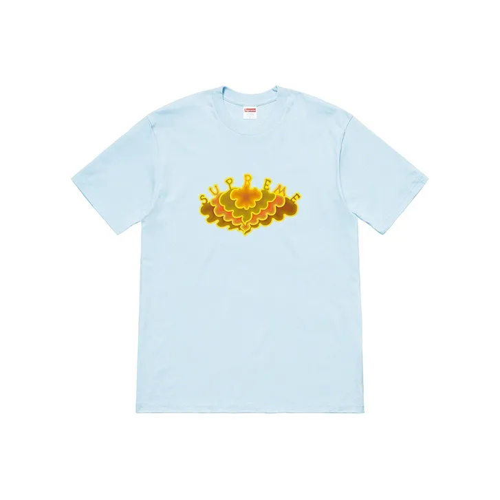 Supreme SS19 T-Shirt Унисекс Light Blue