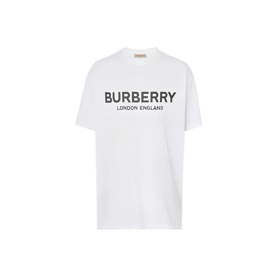Burberry Logo Print Cotton Short Sleeve T-shirt White