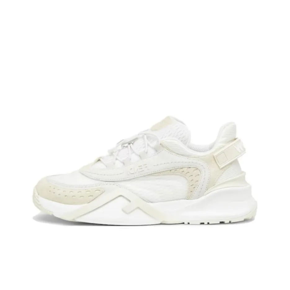 FENDI Flow Low Top Casual Shoes Women's White