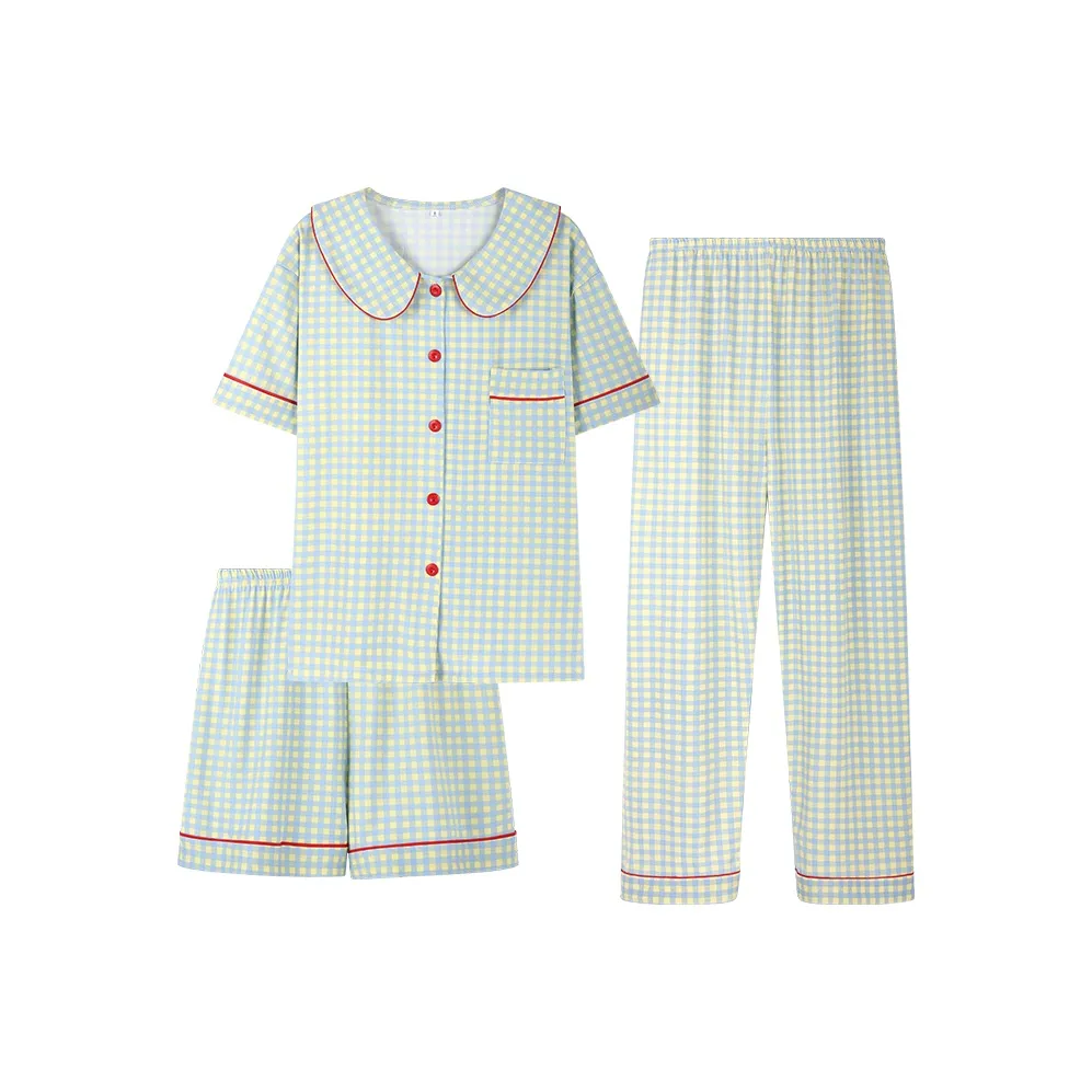 WANANNI Пижамный комплект женский неоновый зеленый