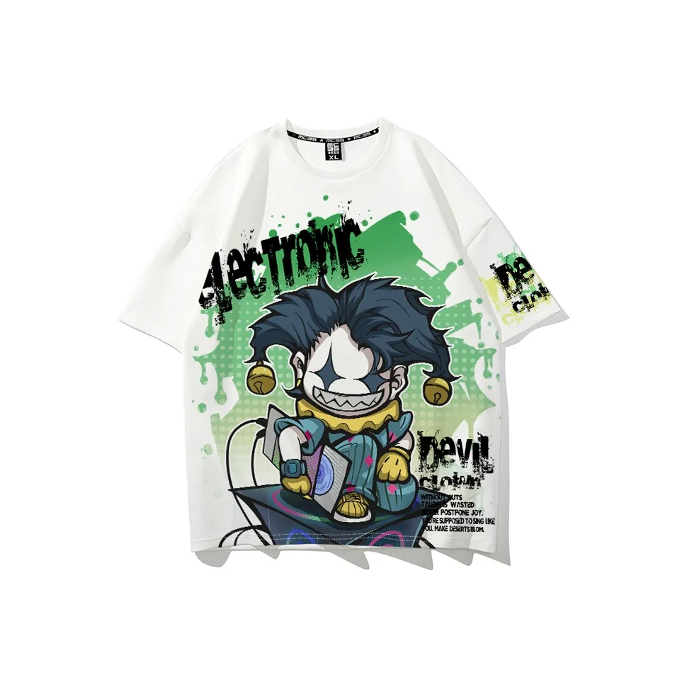 SANSYAS Devil Clown Straight T Shirt Unisex