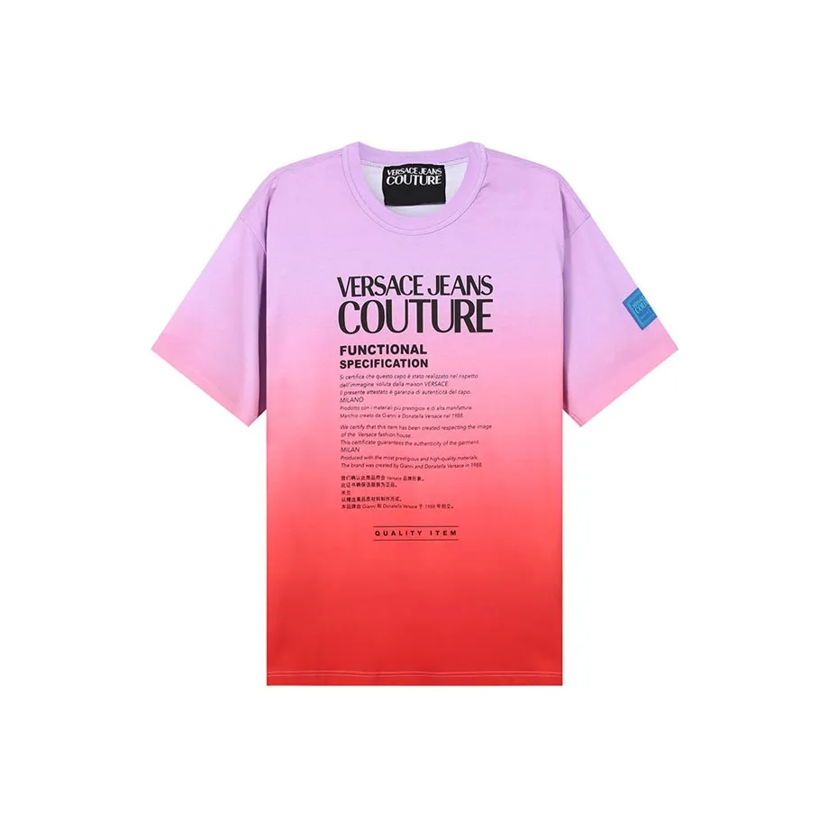 VERSACE JEANS COUTURE SS22 T Shirt Men's Purple
