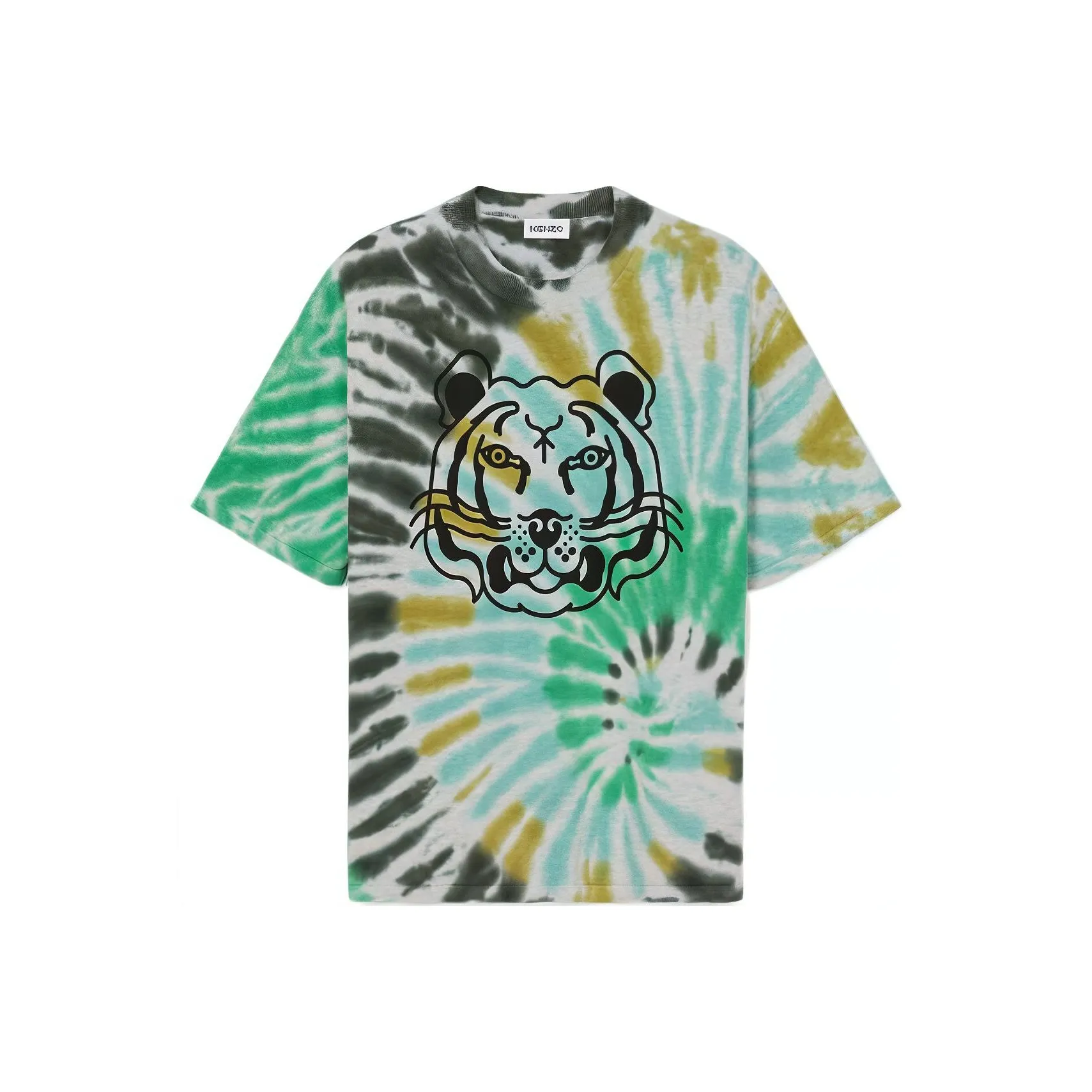 KENZO K Tiger Tie Dye T Shirt