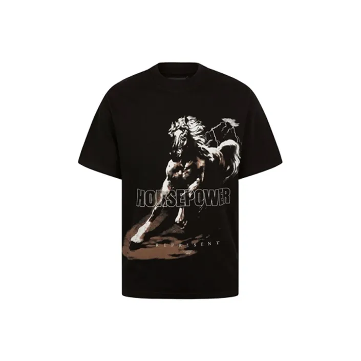 REPRESENT Мужские черные футболки