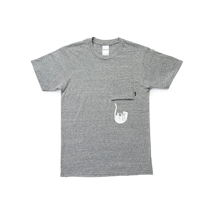 RIPNDIP совместная футболка унисекс дымчато-серого цвета