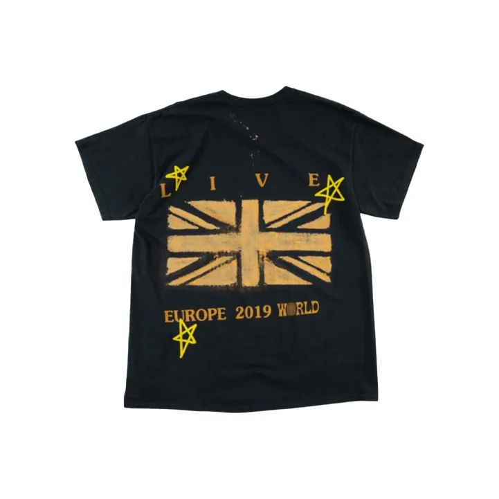 Travis Scott Astroworld Tour London Union Jack T Shirt