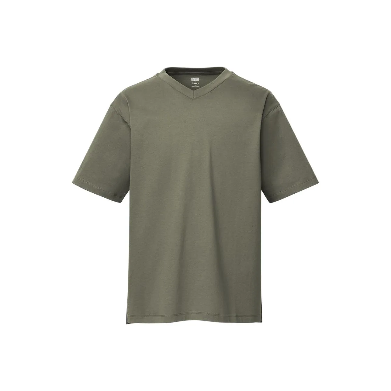 UNIQLO x Theory T-Shirt Мужской Зеленый
