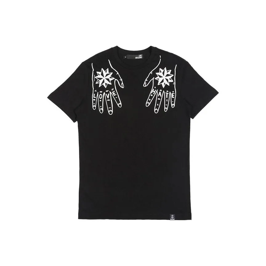 LOVE MOSCHINO T Shirts Men's Black