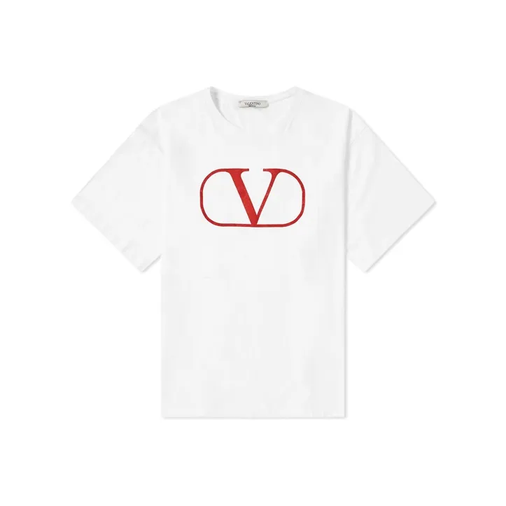 Valentino T Shirts Men's Red White
