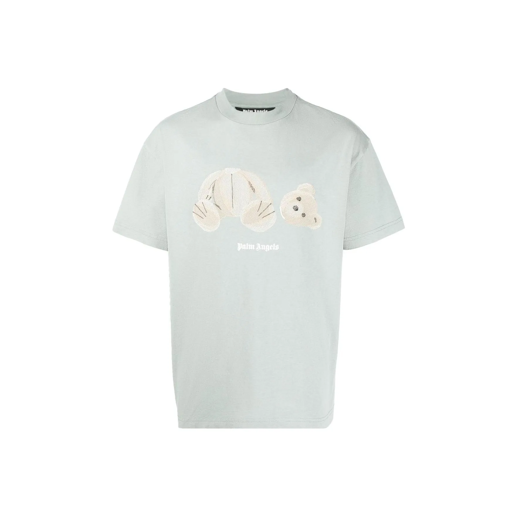 PALM ANGELS Светло-зеленые Мужские T-рубашки