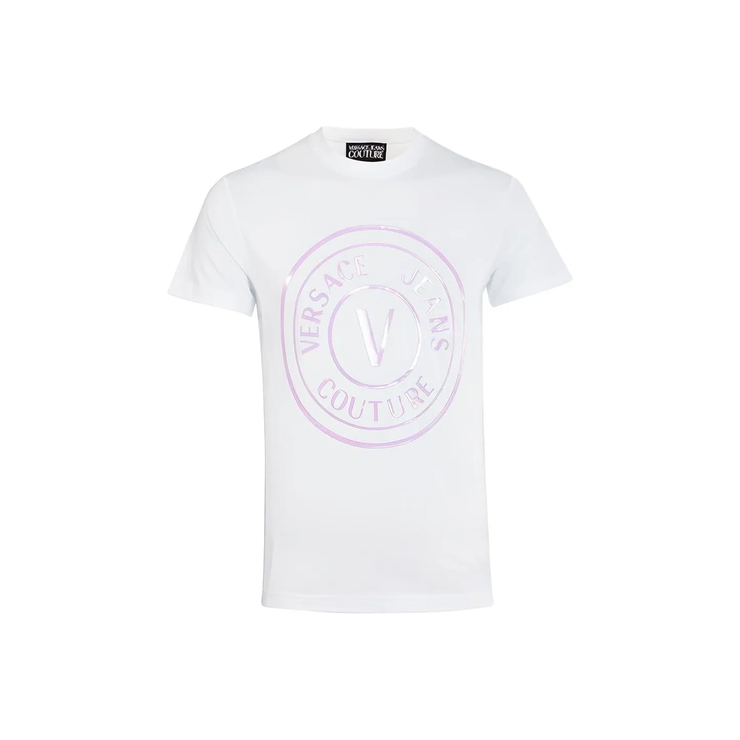 VERSACE JEANS COUTURE Logo print Crew neck T shirt