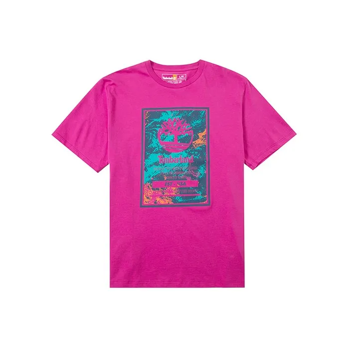 TIMBERLAND Ягодно-фиолетовый Унисекс T Рубашки