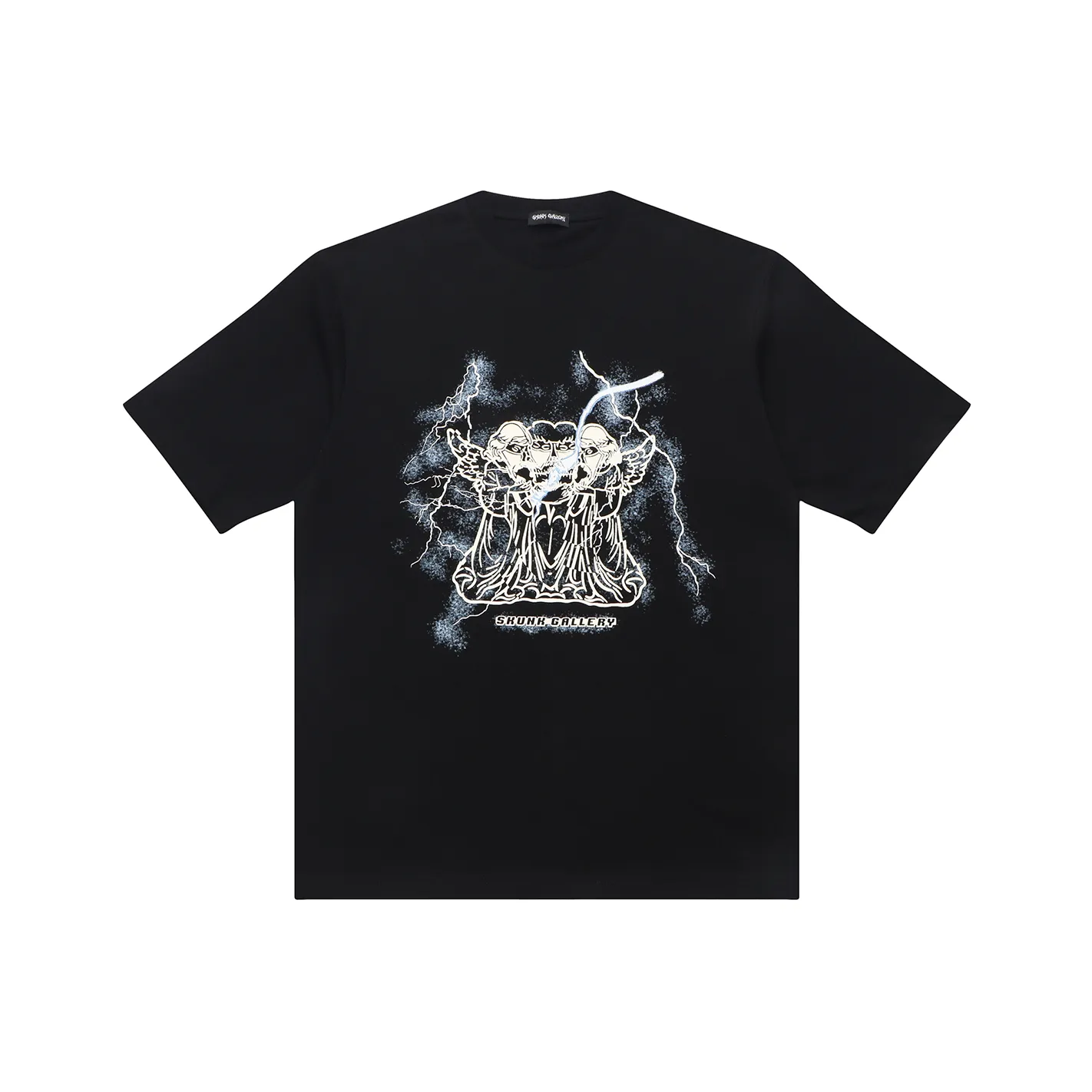 SKUNK GALLERY Короткий рукав T-рубашки унисекс черный
