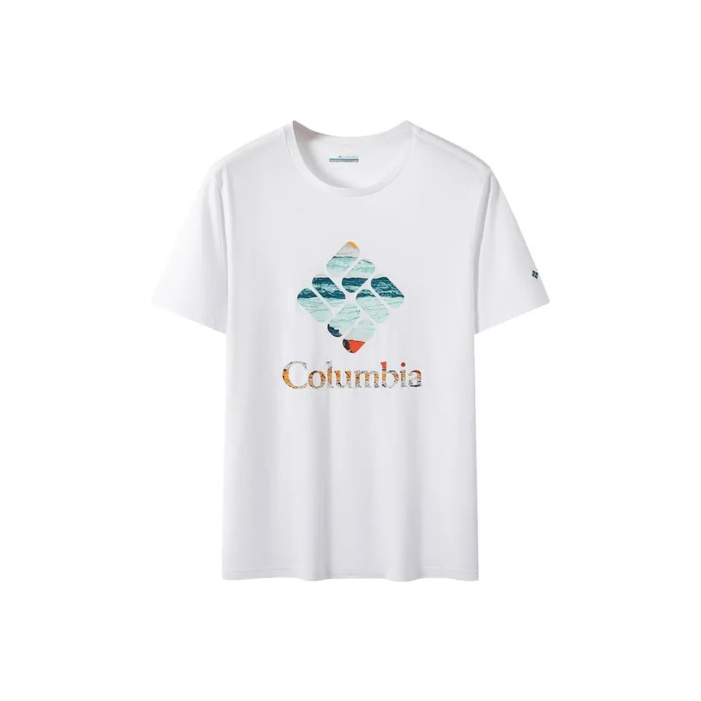 Columbia совместная белая мужская футболка T