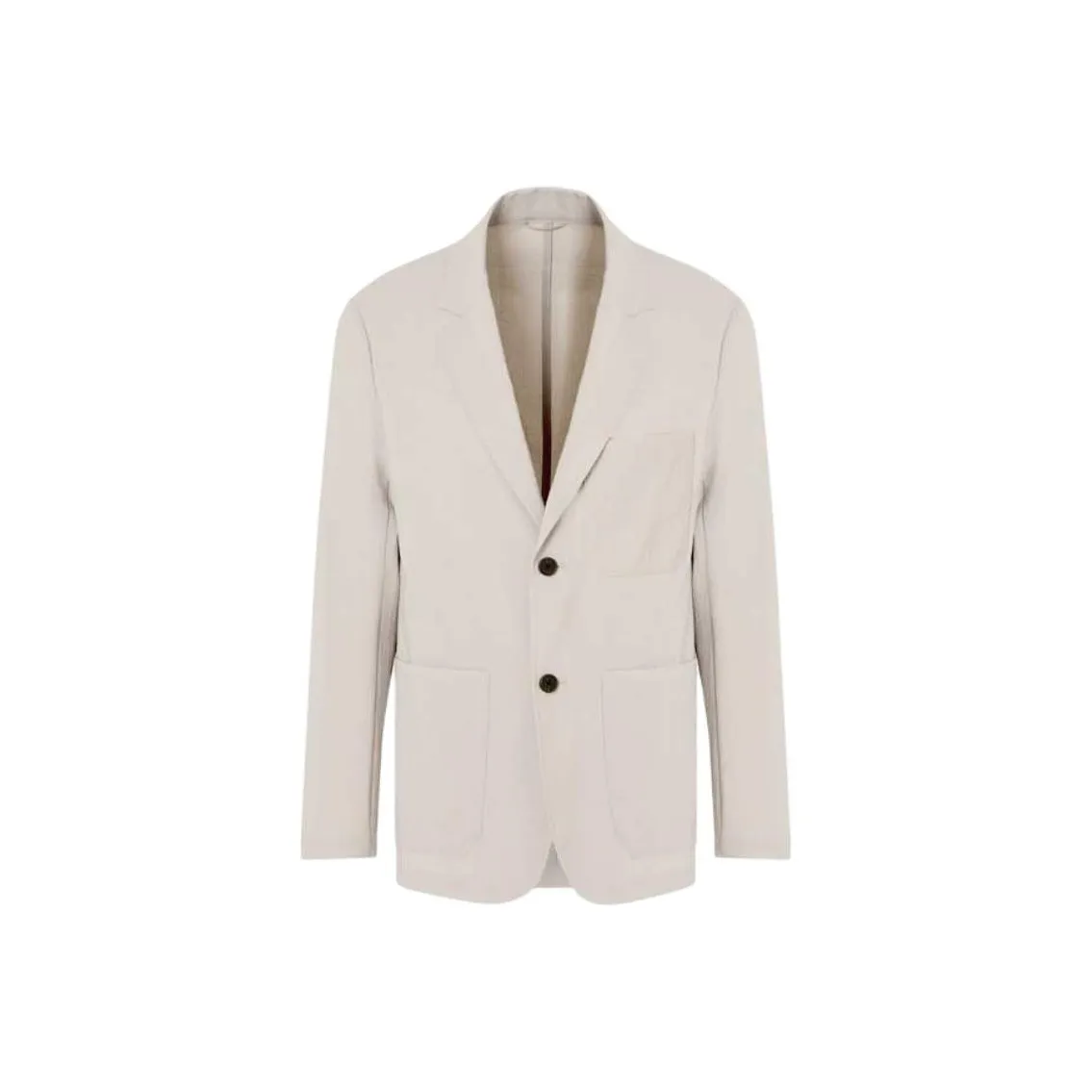 EMPORIO ARMANI Single breasted Jacket In Nylon Seersucker