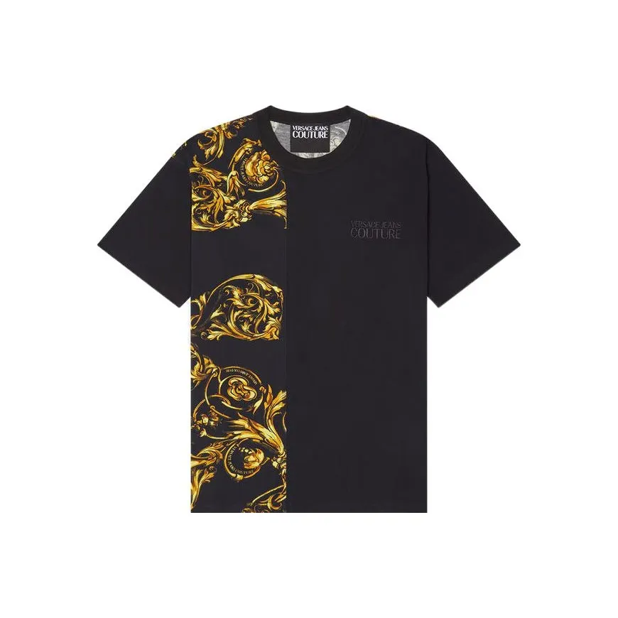 VERSACE JEANS COUTURE SS22 T Shirt Men's Black