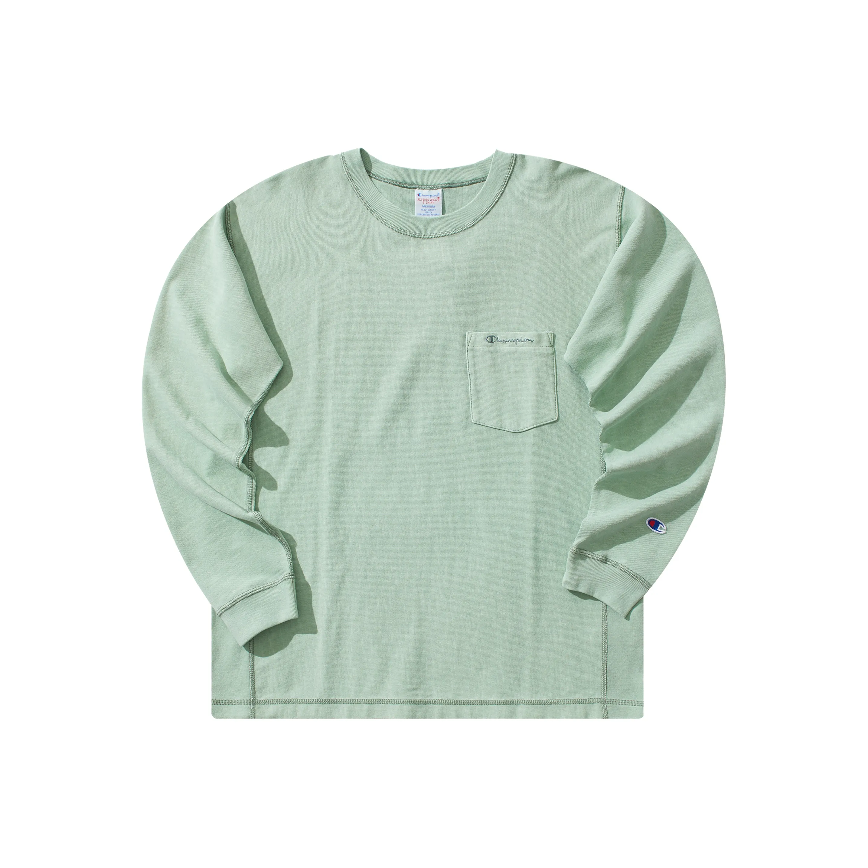 Champion Длинный рукав Т-рубашка Японская версия Унисекс