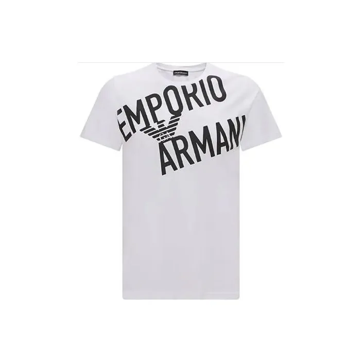 EMPORIO ARMANI SS23 T-Shirt Мужской Белый