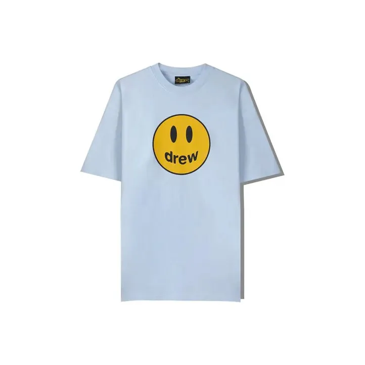 Drew House Smiley Collection T Shirt Unisex Light Blue
