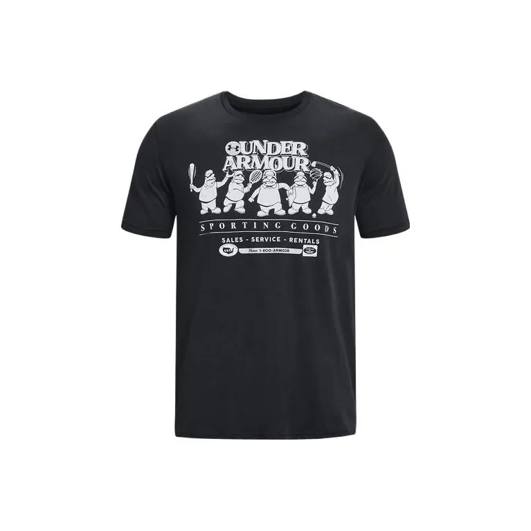 Under Armour T-Shirt Мужской Черный