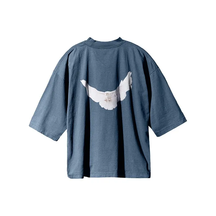 rose-print long sleeve T-shirt Weiß