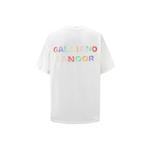 GALLIANO LANDOR Белая Унисекс Рубашка T