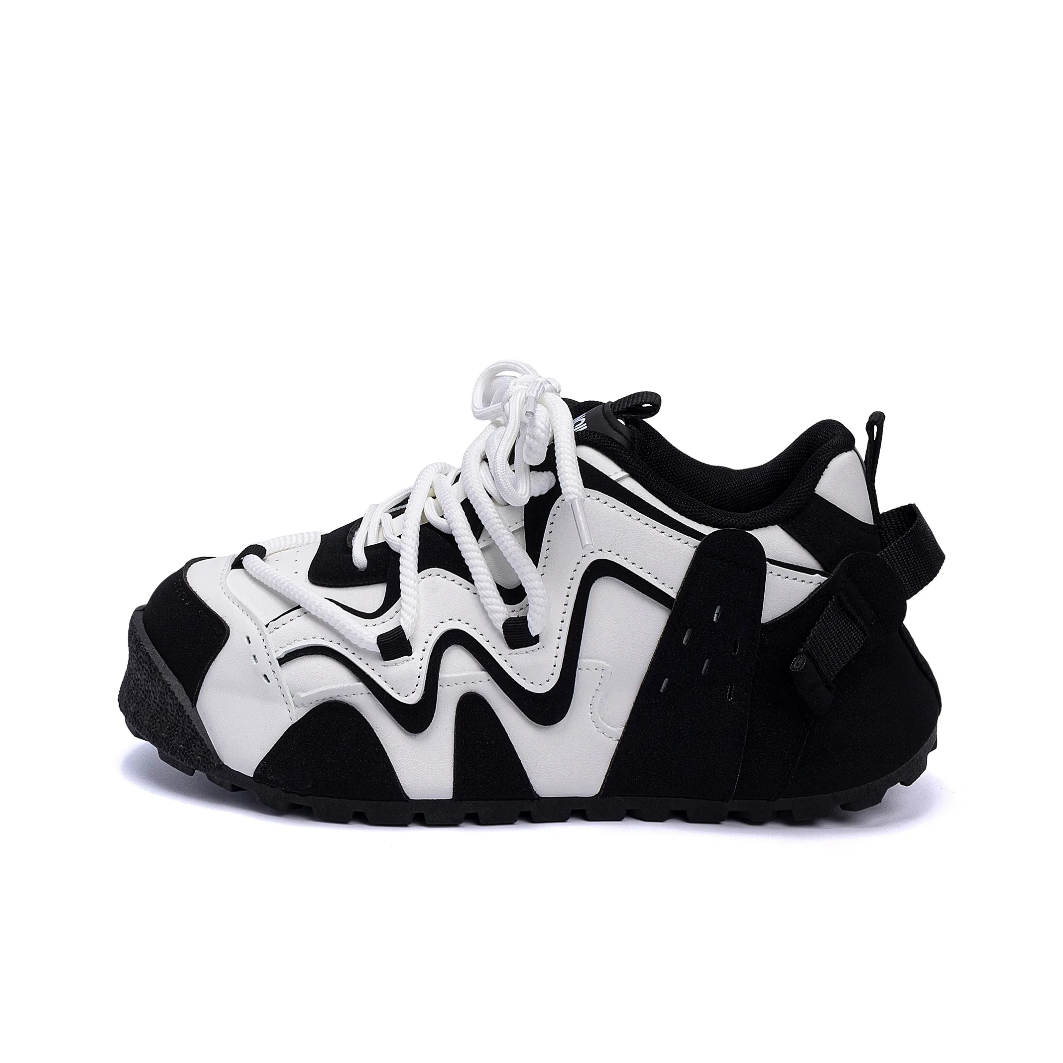 HUANQIU Покрытие Легкий Увеличение Высоты Низкий Топ Повседневная Обувь Мужская Черный Белый