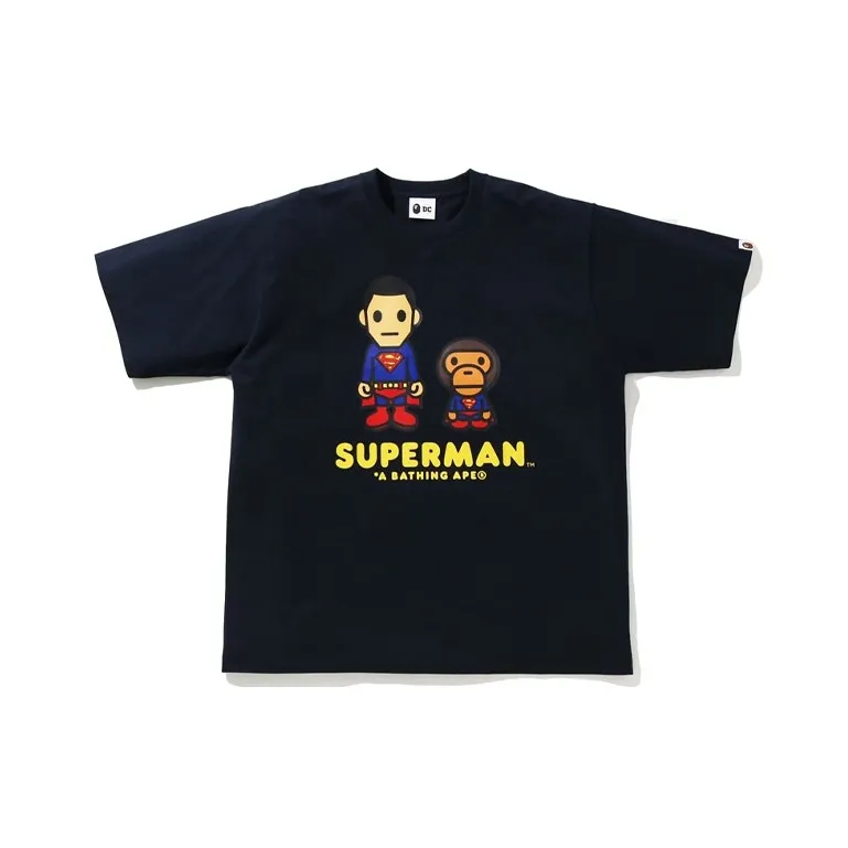 Bape X Dc Baby Milo Superman Relaxed Fit Tee
