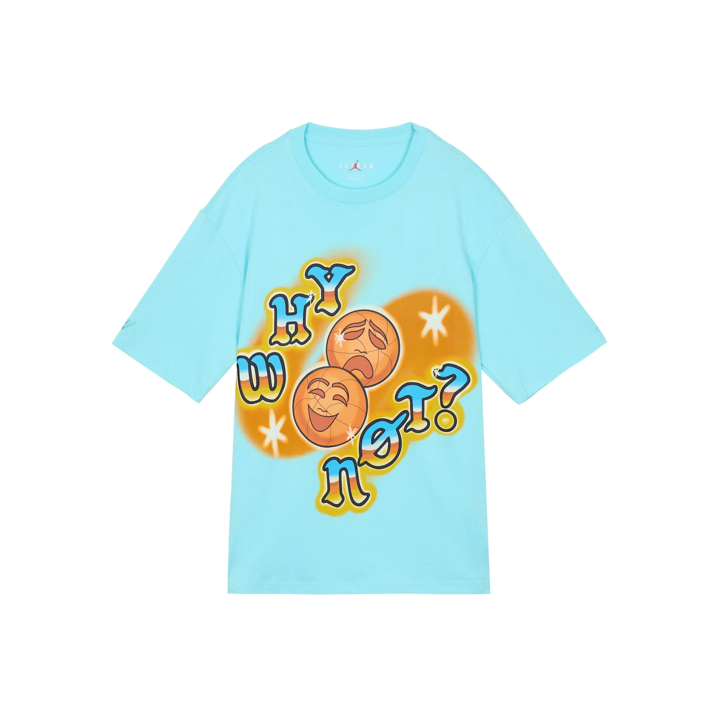 Jordan 'why Not' Розовый Синий Мужская Футболка