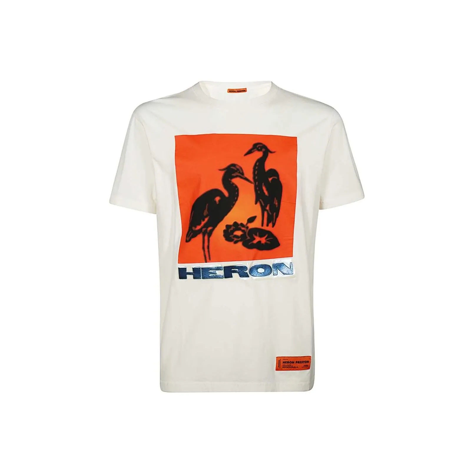 HERON PRESTON Айвори Мужская T-Рубашка