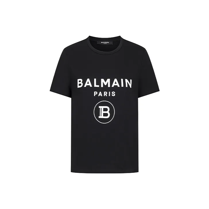 BALMAIN Silver Foil T Shirt