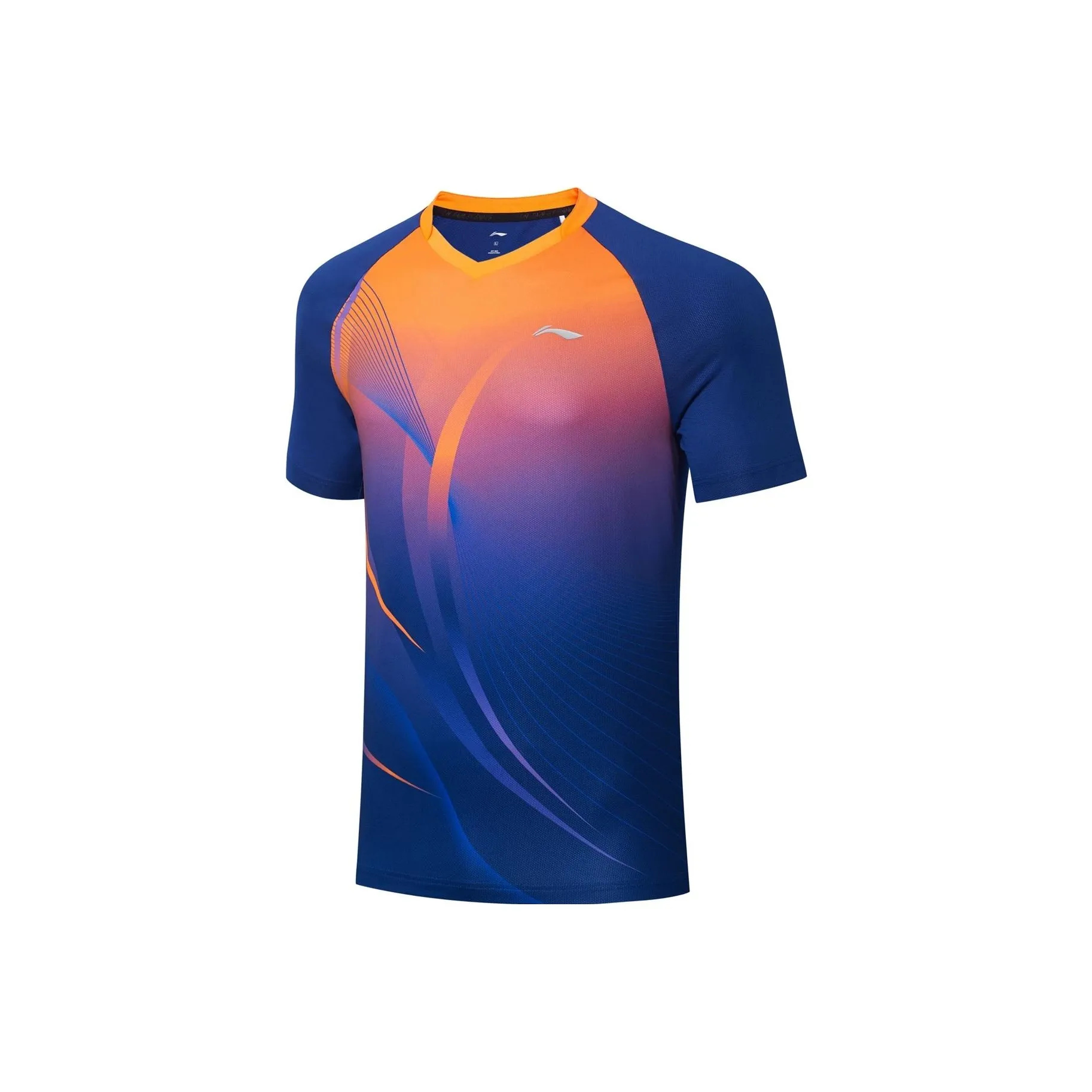 Подкладка Table Tennis Series T Рубашка Унисекс Неон Глазурь Апельсин Shadow Фиолетово-синий